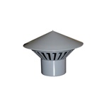 Зонт для канализации вентиляционный Ф50 мм (Политэк) 