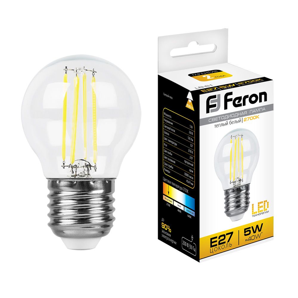 Лампа светодиодная Feron LB-61 25581