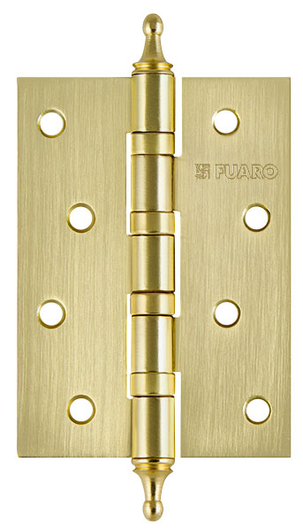 Петля Fuaro универсальная IN4400UA-BL SB (4BB A BL 100x75x2.5) матовое золото 30973