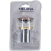 Донный клапан MELANA без перелива (бронза) MLN-330303BR в блистере