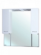 Зеркало-шкаф Bellezza Дрея-105 белый с подсветкой