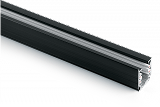 Шинопровод для трековых трехфазных светильников 3м., черный матовый АлНорд/НордАл Ш3000-2М 41116