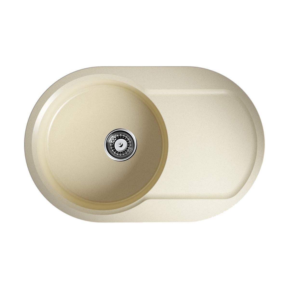 Врезная кухонная мойка Omoikiri Manmaru 78-BE ваниль 4993356
