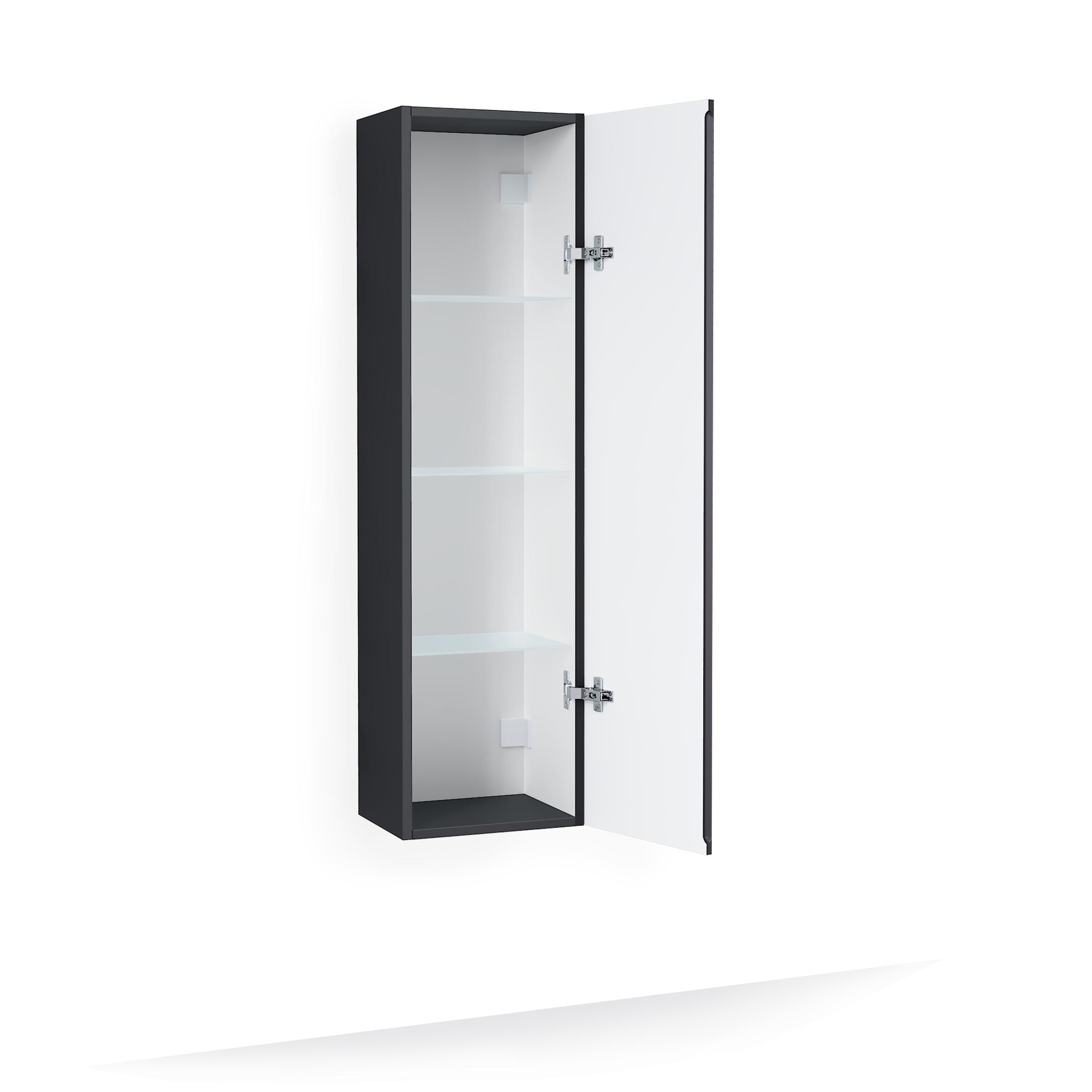 Пенал Raval Facet 120 подвесной Fac.04.120/P/A/RL антрацит