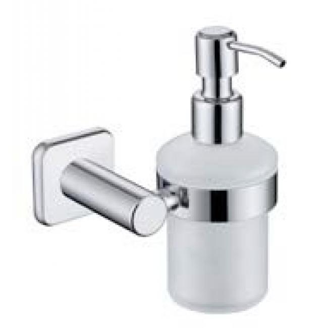 Дозатор для жидкого мыла настенный (стекло) Kaiser KH-1710 хром