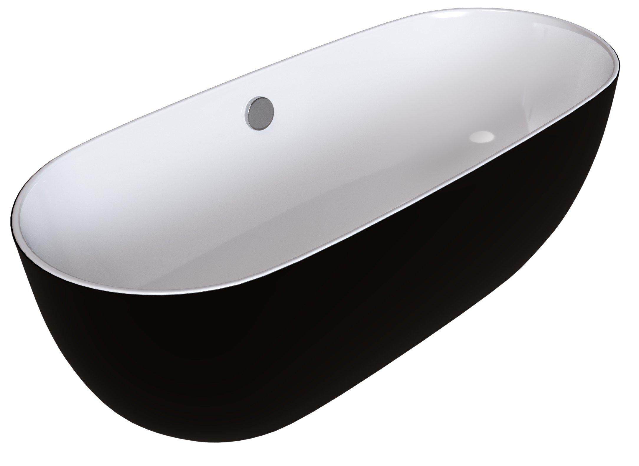 Ванна отдельностоящая Grossman GR-2501MB Black 80x170x58