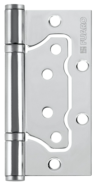 Петля Fuaro универсальная без врезки IN4500W-BL CP (500-2BB BL 100x2,5) хром 31049
