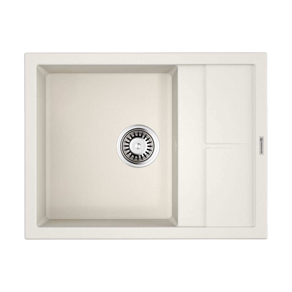 Врезная кухонная мойка Omoikiri Sumi 65-WH белый 4993673
