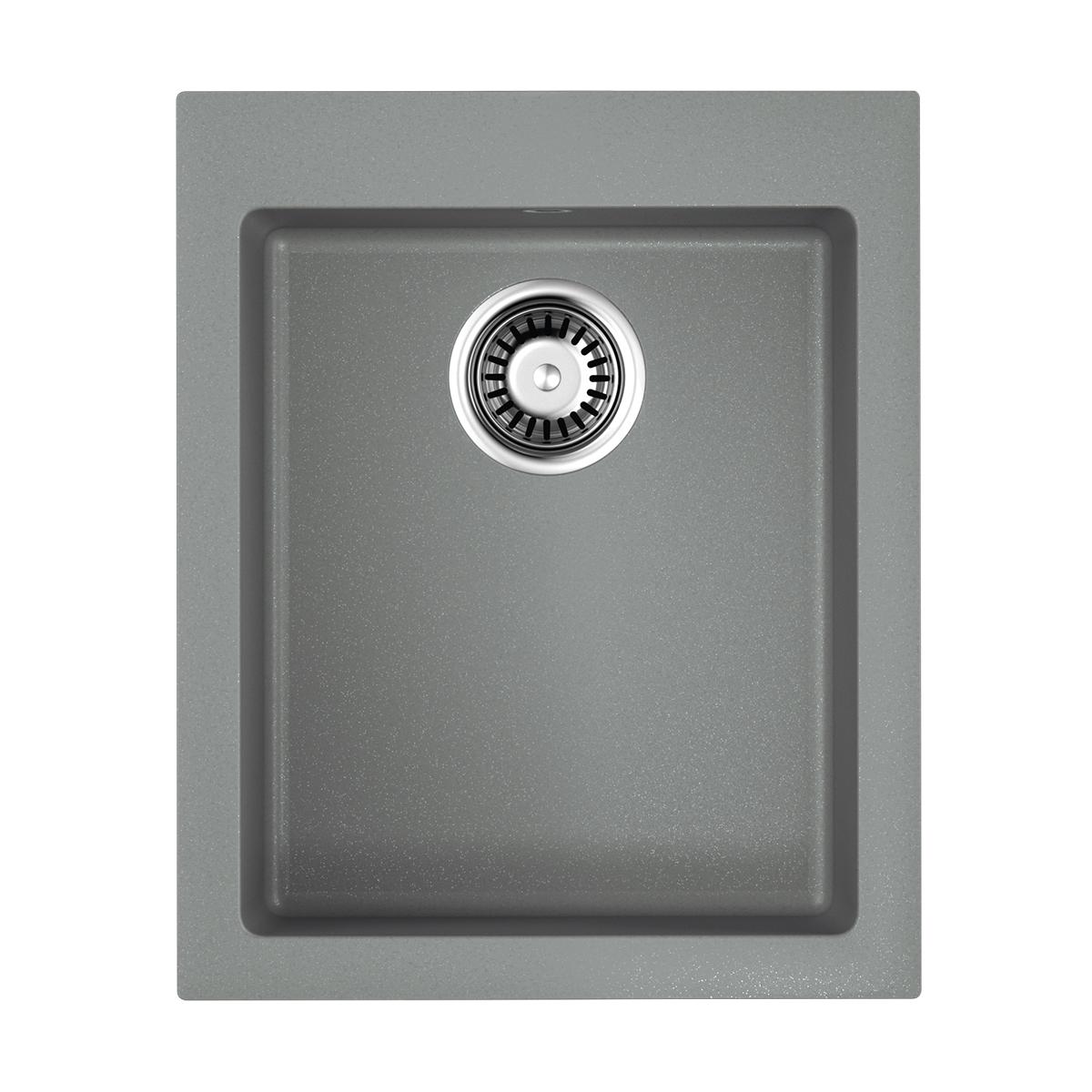 Врезная кухонная мойка Omoikiri Bosen 41-GR leningrad grey 4993543