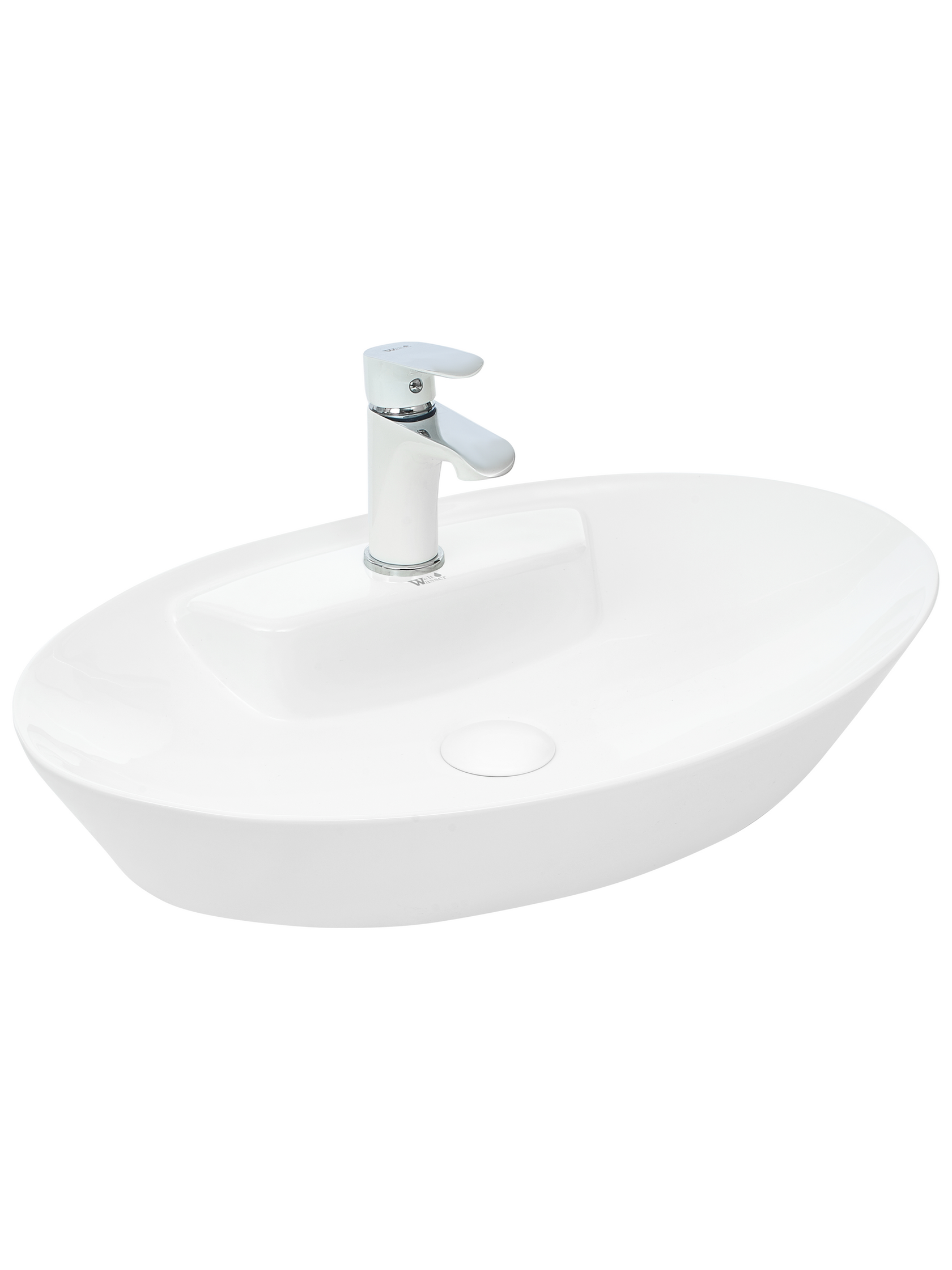 Раковина накладная WeltWasser 61/36.5/11.5 WW Elbach 3203 10000003858 белая