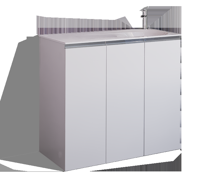 Тумба под раковину Raval Great 100 напольная правая Gre.01.100/N/W.Pr белая