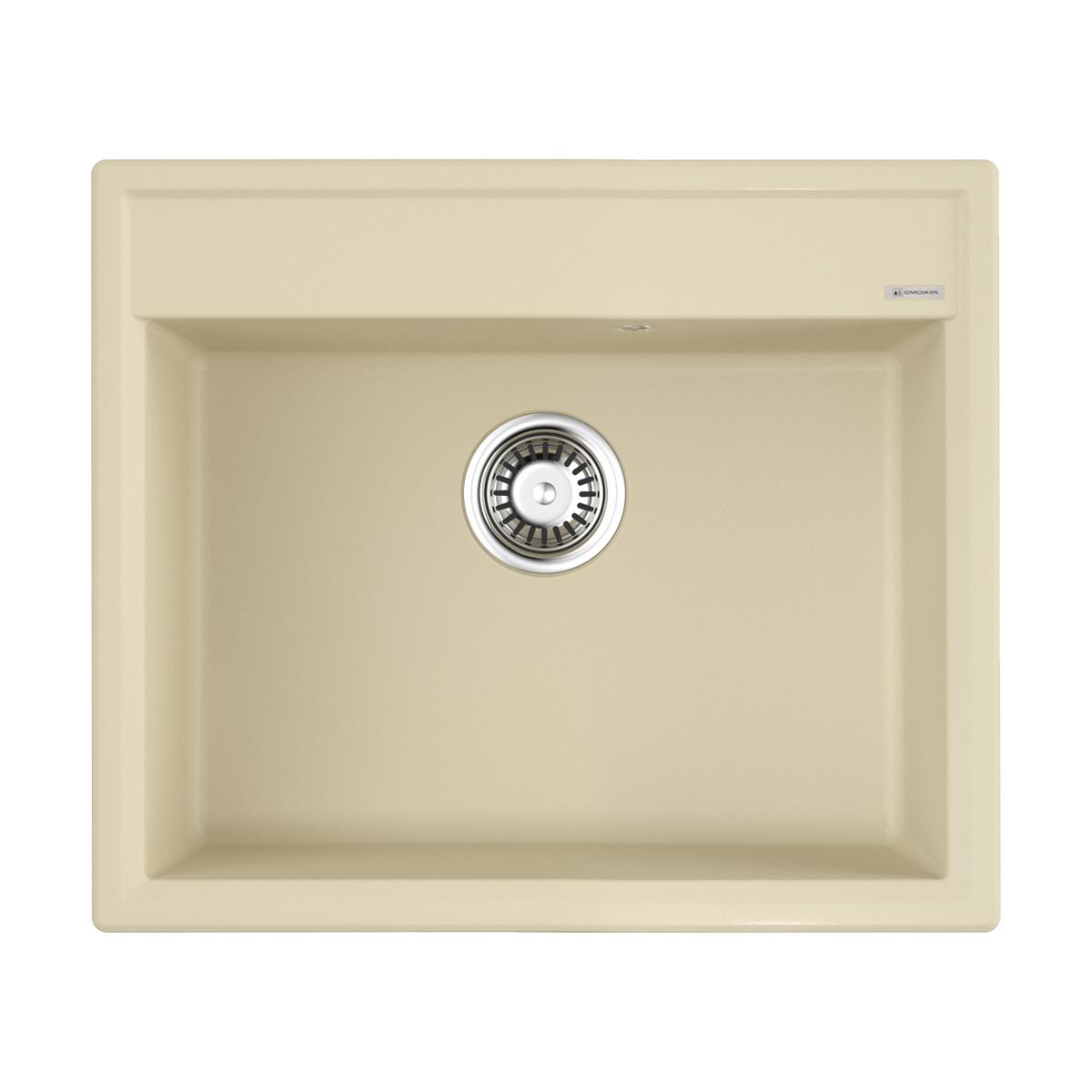 Врезная кухонная мойка Omoikiri Daisen 60-BE ваниль 4993616