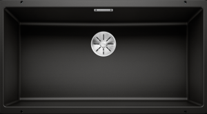 Врезная кухонная мойка Blanco SUBLINE 800-U SILGRANIT PuraDur черный
