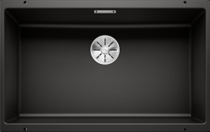 Врезная кухонная мойка Blanco SUBLINE 700-U SILGRANIT PuraDur черный