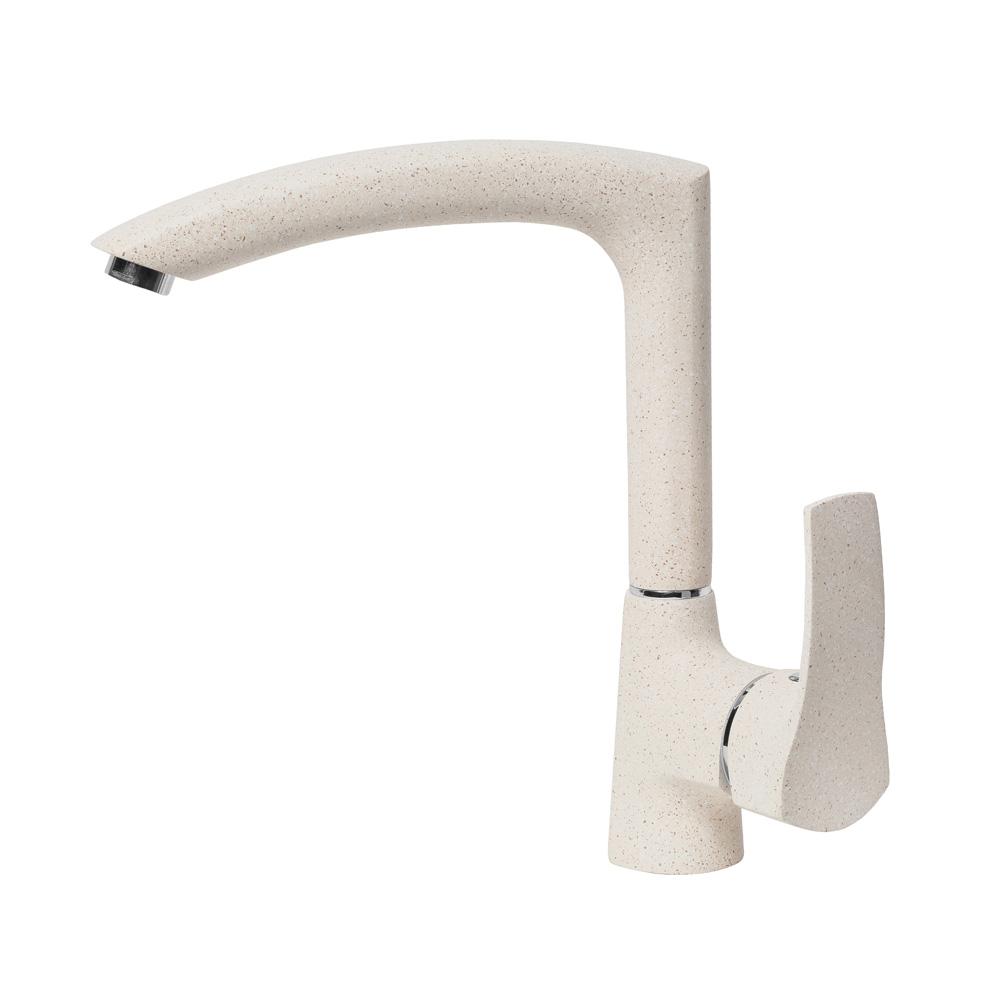 Смеситель для кухни AquaGranitEx C-7040 (328) бежевый