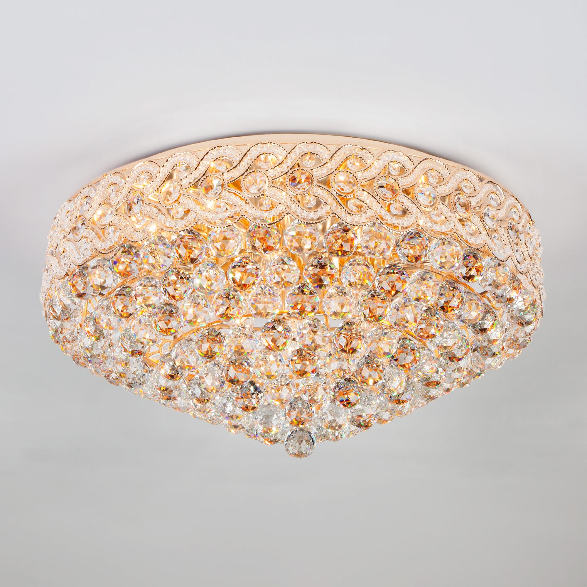 Люстра с хрусталем Eurosvet 3296/16 золото