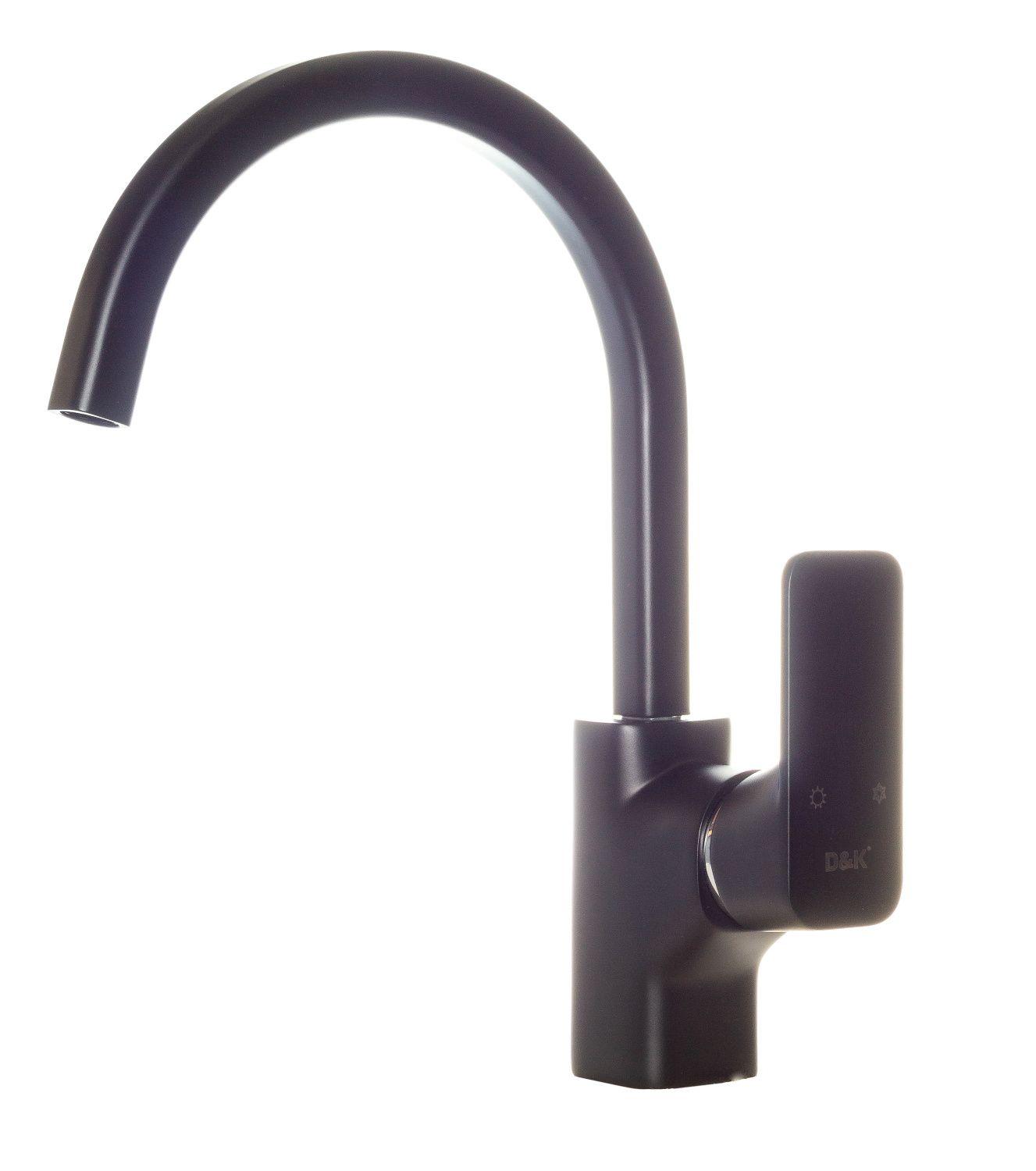 Смеситель для кухни (мойки) D&K Berlin.Technische DA1432425 черный