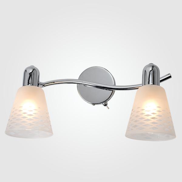 Настенный светильник с плафонами Eurosvet 20053/2 хром