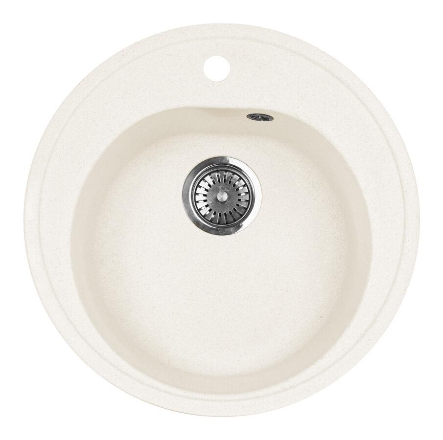 Мойка кухонная AquaGranitEx M-08 (331) белый