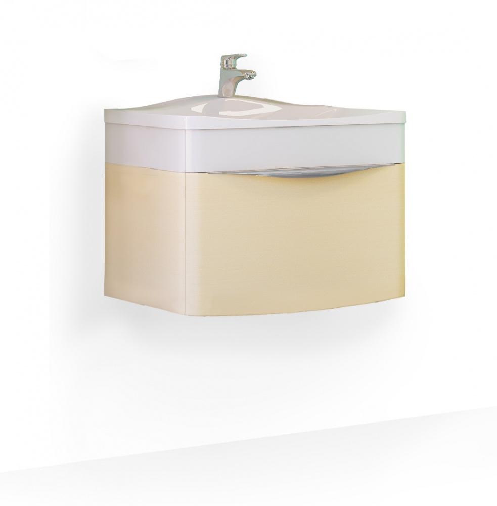 Тумба под раковину Raval Loza 60 подвесная Loz.01.60/P/SL светлый лен