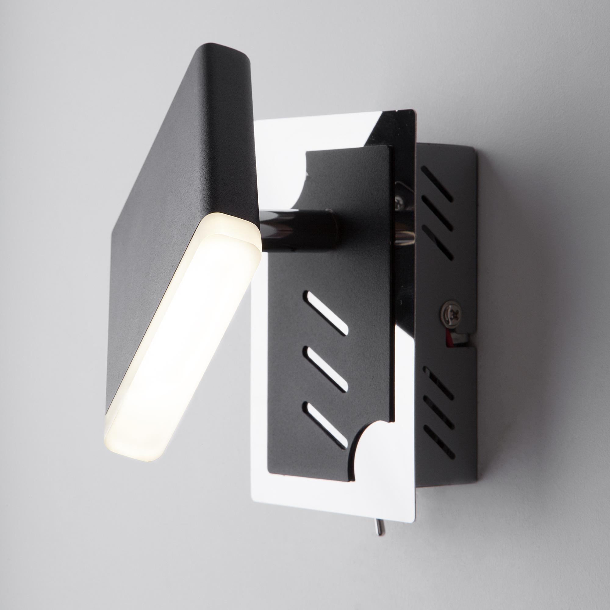 Светодиодный настенный светильник Eurosvet 20000/1 черный