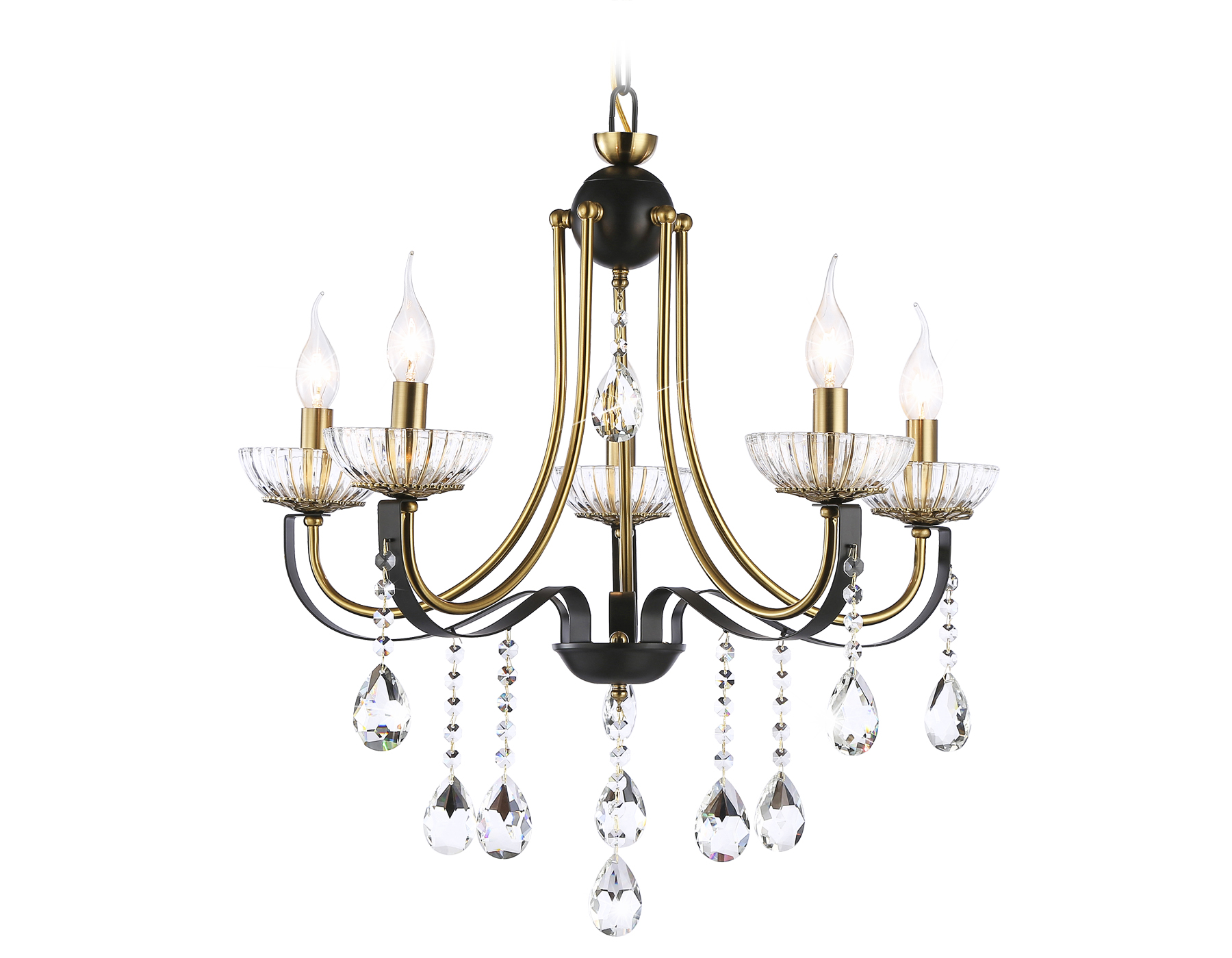 Подвесная люстра с хрусталем Ambrella Light Traditional TR4952