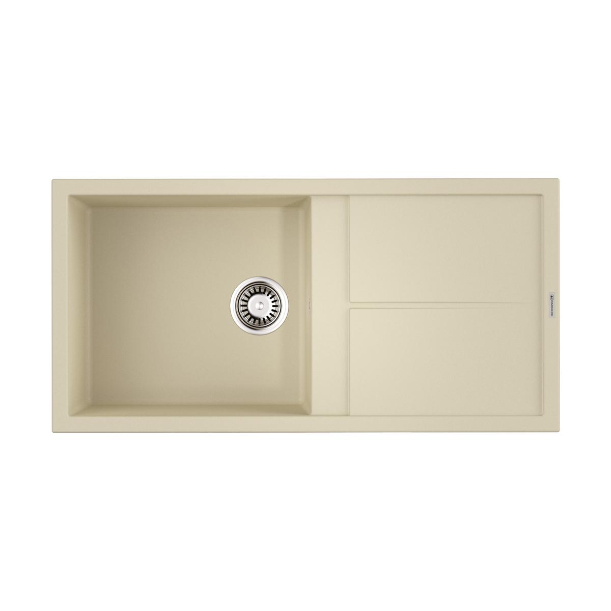 Врезная кухонная мойка Omoikiri Sumi 100-BE ваниль 4993655