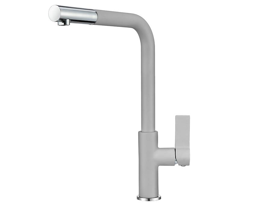 Смеситель для кухни (мойки) Granula 2501 алюминиум