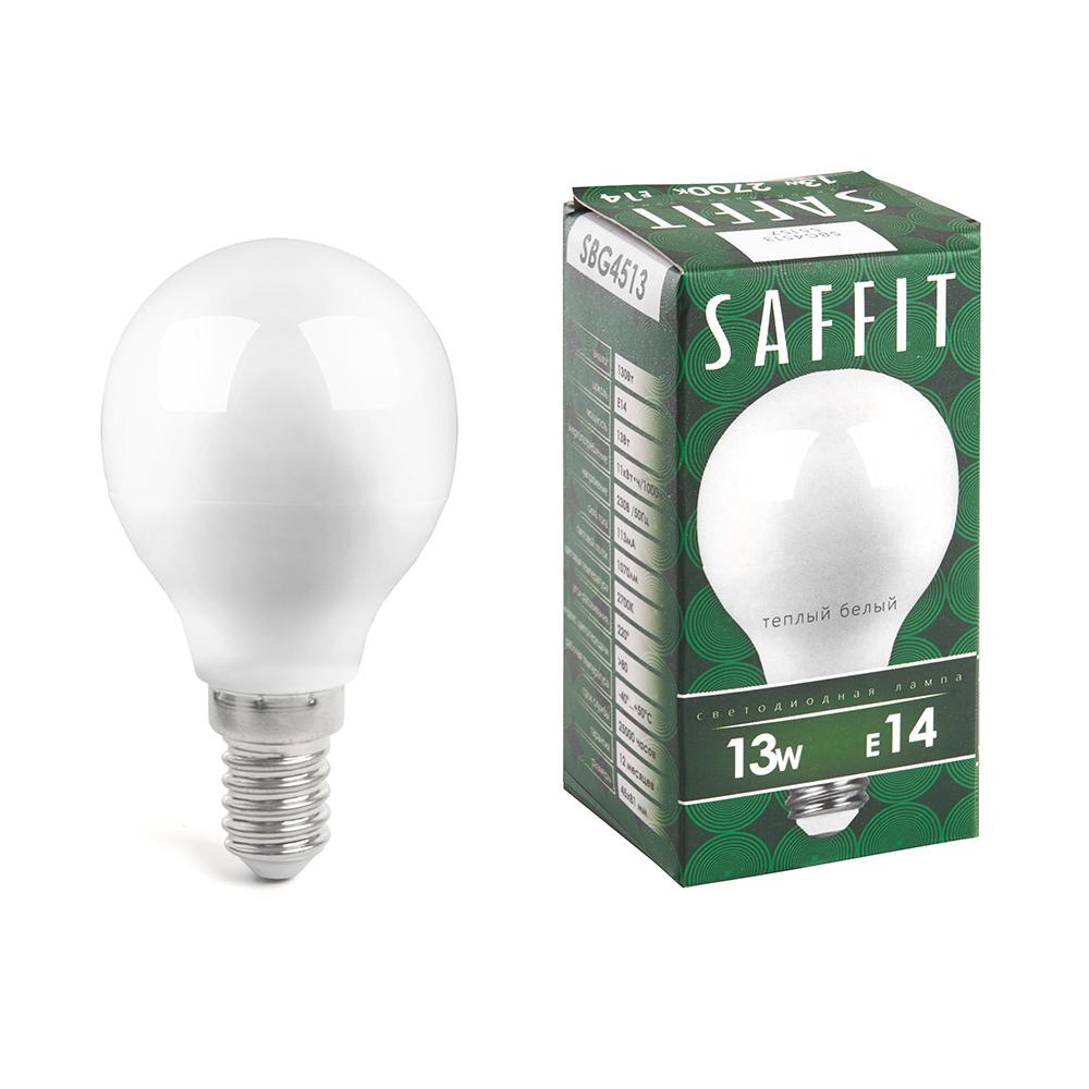 Лампа светодиодная Saffit SBG4513 55157