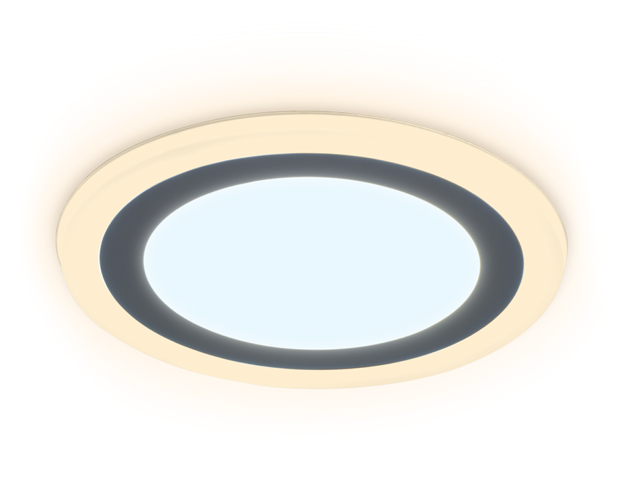 Встраиваемый cветодиодный светильник с подсветкой Ambrella Light Downlight DCR379