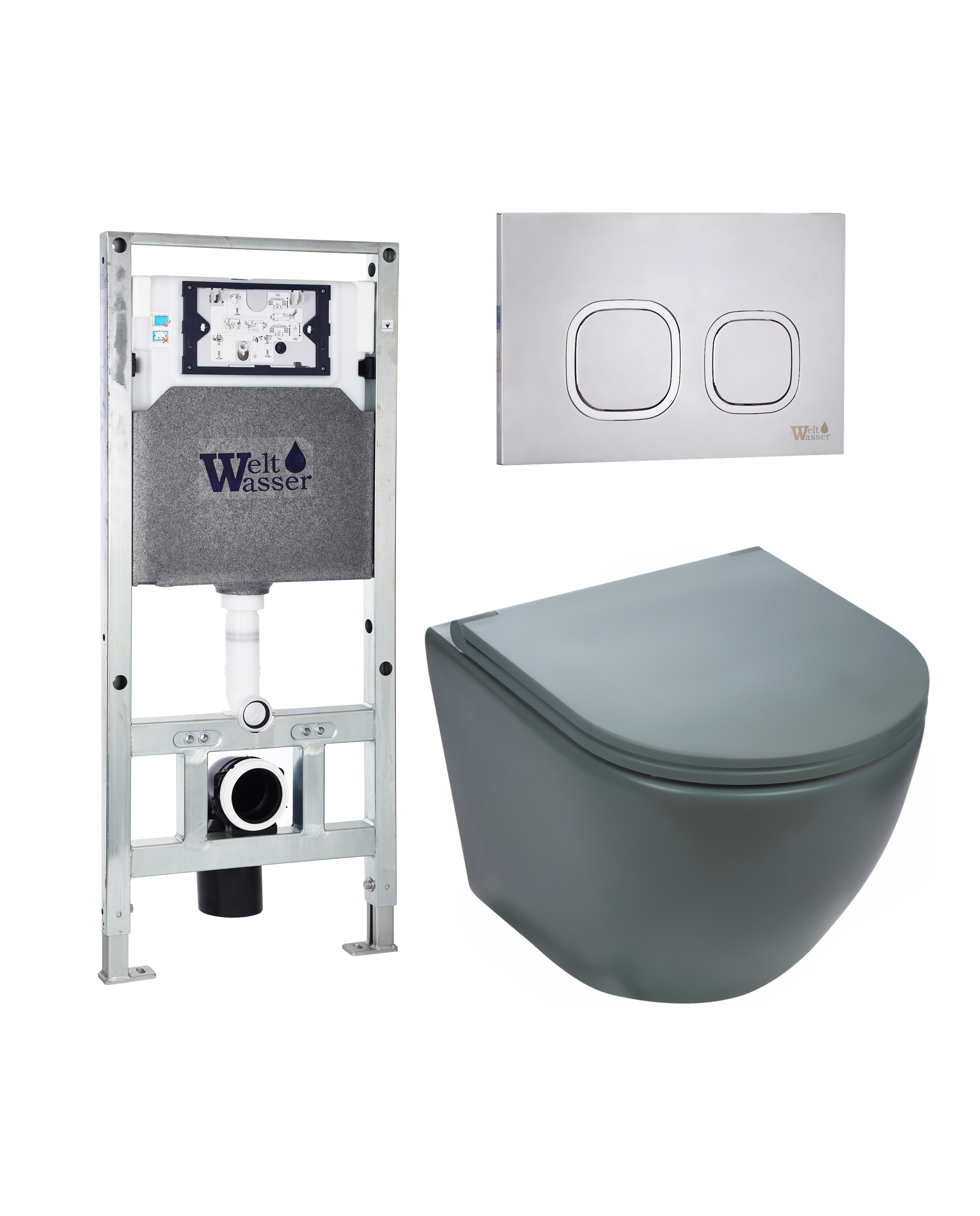 Комплект WeltWasser 10000011387 Merzbach 043 MT-GR + Amberg 506 ST + Amberg RD-MT CR