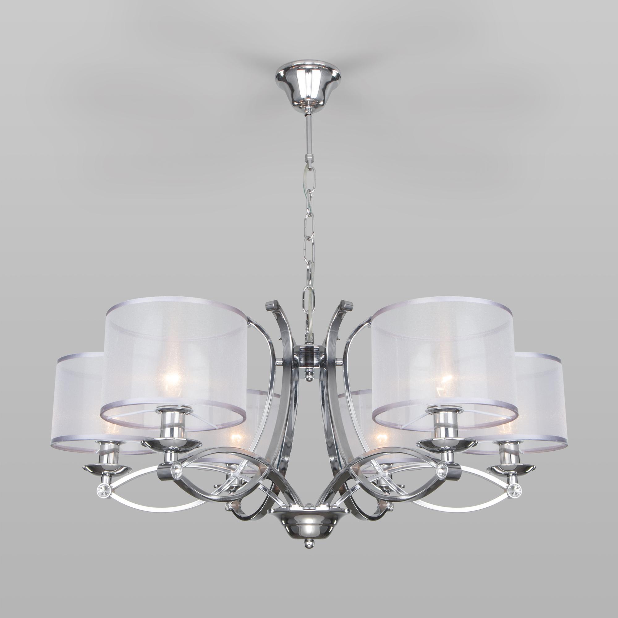 Подвесная люстра Eurosvet Умный дом 60124/6 хром