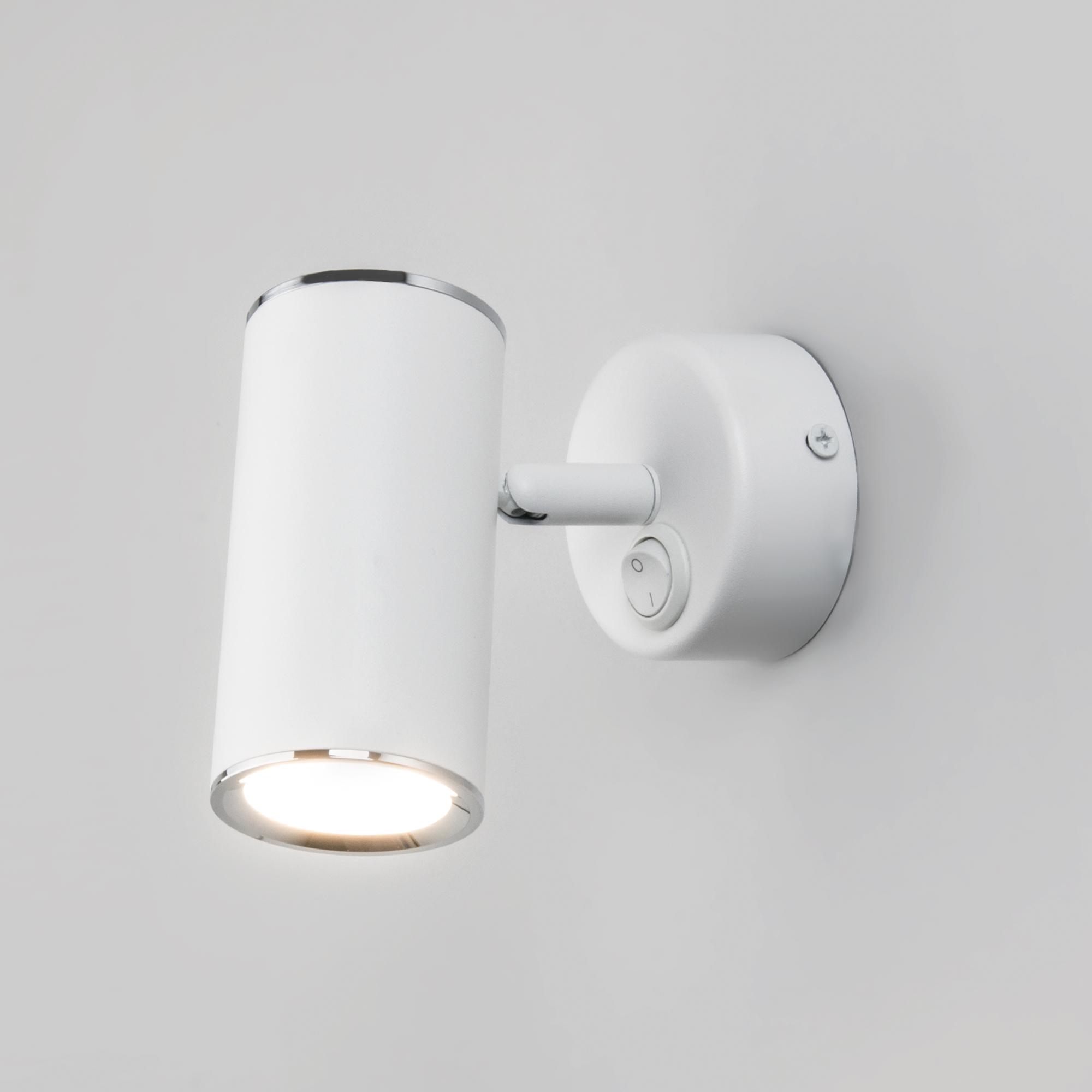 Настенный светодиодный светильник Elektrostandard Rutero GU10 SW белый (MRL 1003)