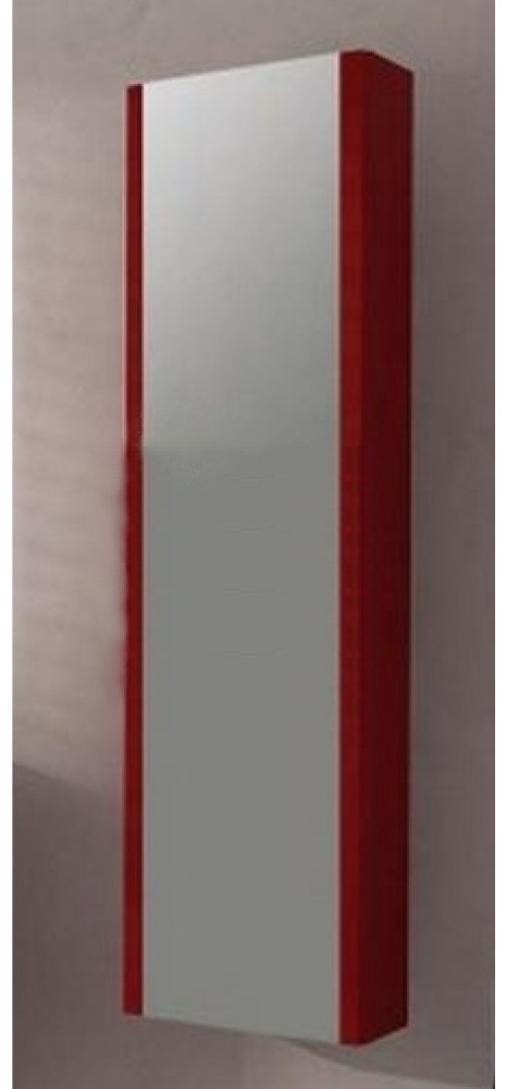 Колонна подвесная с распашной дверцей и наружным зеркалом, реверсная 35х20х140 Cezares 44737 Rosso