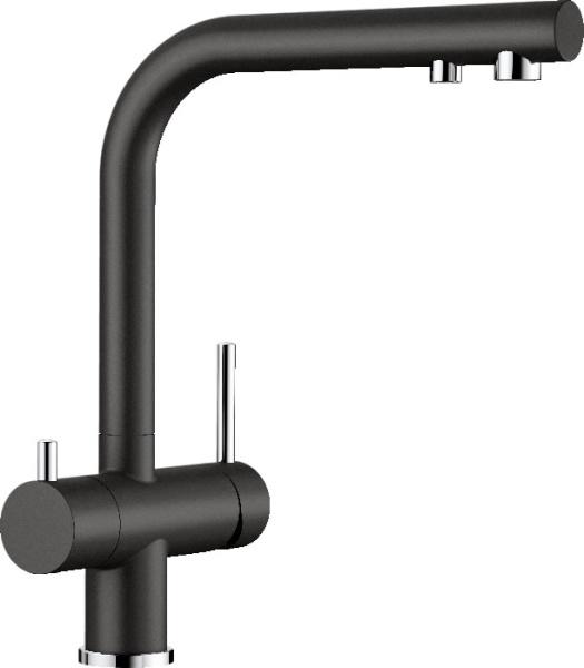 Смеситель для кухни (мойки) Blanco Fontas II Silgranit черный