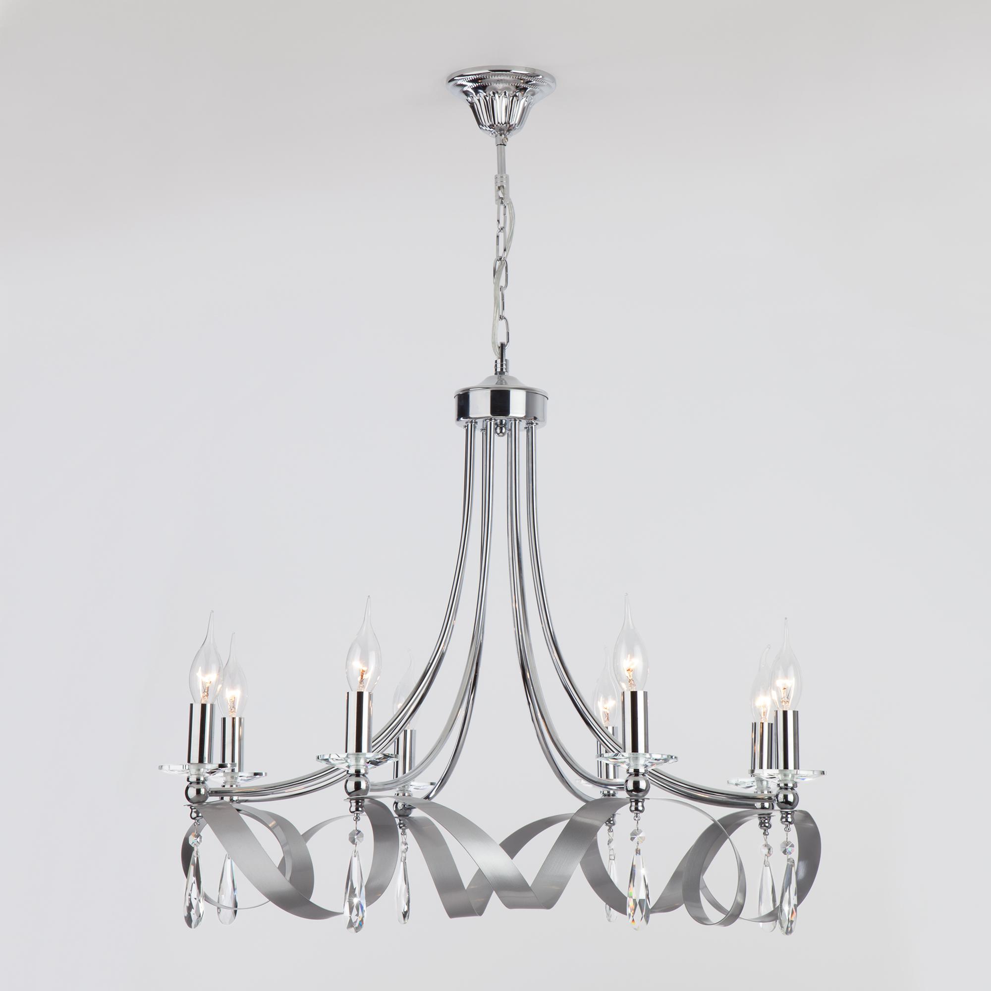 Подвесная люстра в классическом стиле Eurosvet 60064/8 хром