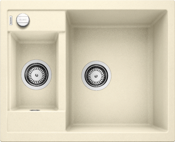Врезная кухонная мойка Blanco METRA 6 SILGRANIT PuraDur жасмин