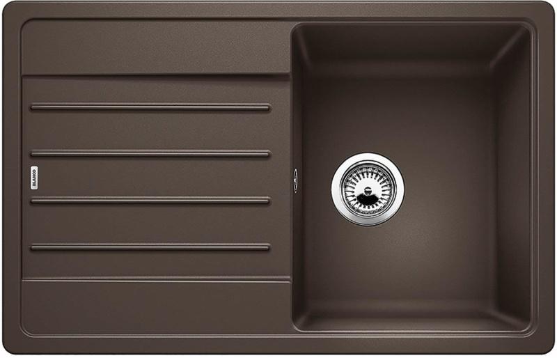 Врезная кухонная мойка Blanco LEGRA 45 S SILGRANIT кофе