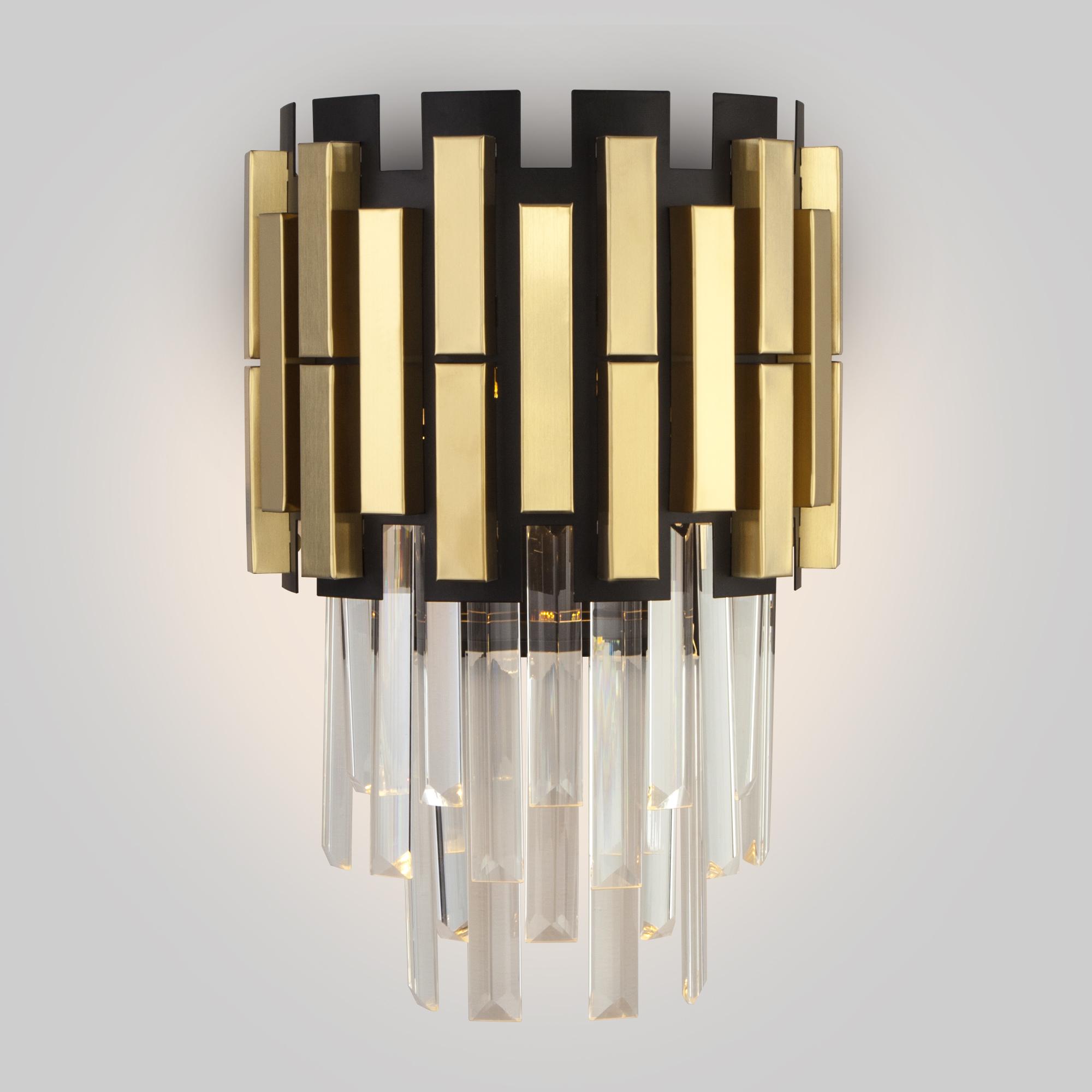 Настенный светильник Bogate's 337/2 золото/черный