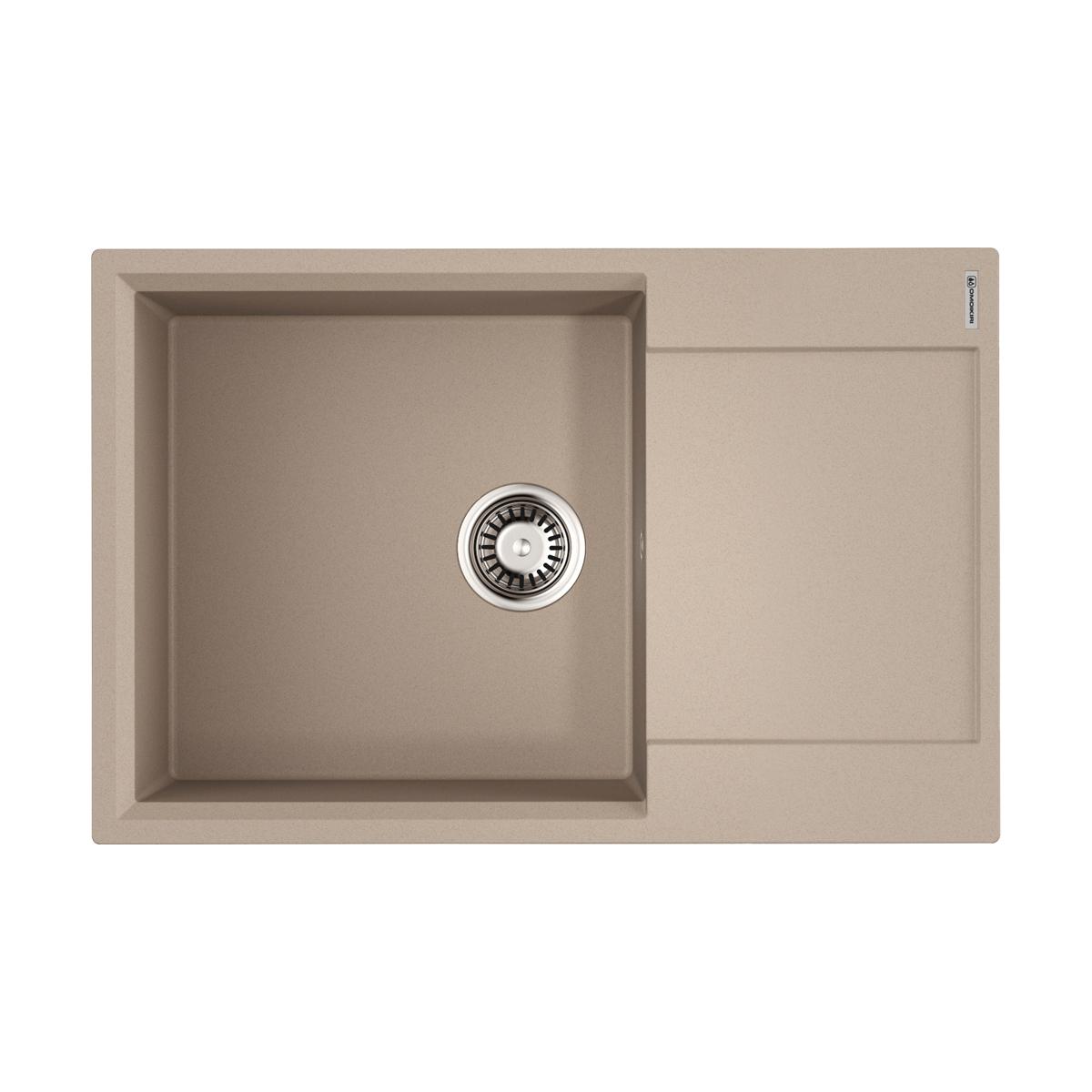 Врезная кухонная мойка Omoikiri Daisen 78-LB-SA бежевый 4993693