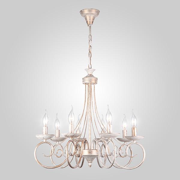 Люстра классическая Eurosvet 22404/8 белый с золотом