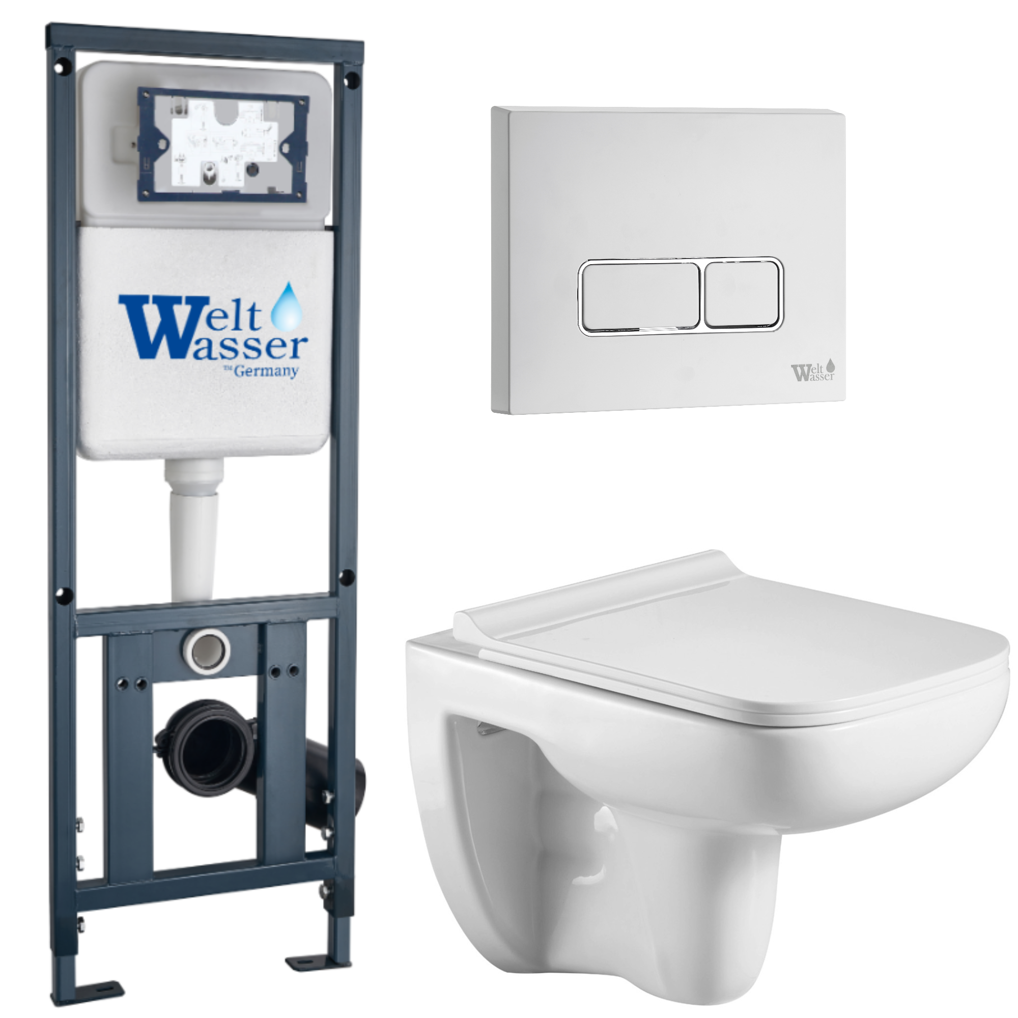 Комплект WeltWasser 10000010730 Kehlbach 004 GL-WT + Marberg 410 + Marberg 410 SE GL-WT