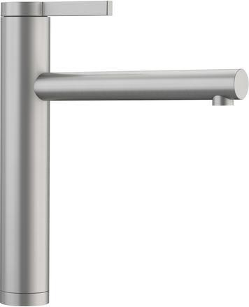 Смеситель для кухни (мойки) Blanco Linee матовая нержавеющая сталь