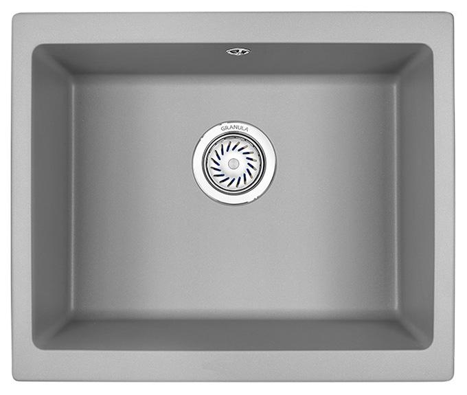 Кухонная мойка Granula 5551 алюминиум