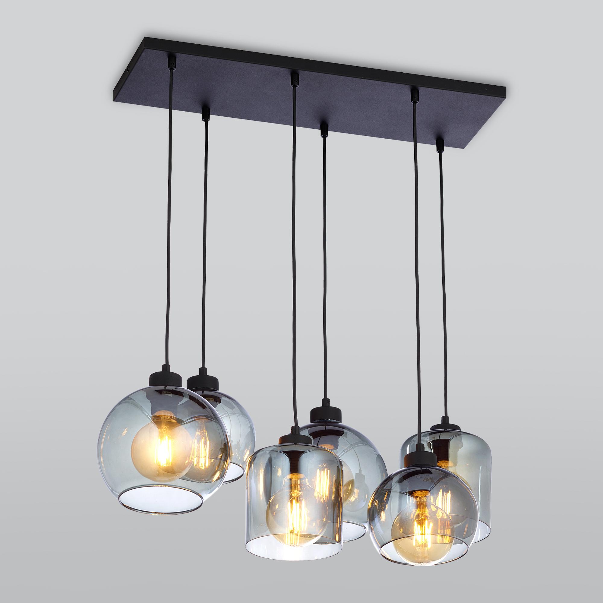 Потолочный светильник со стеклянными плафонами TK Lighting 2554 Sintra