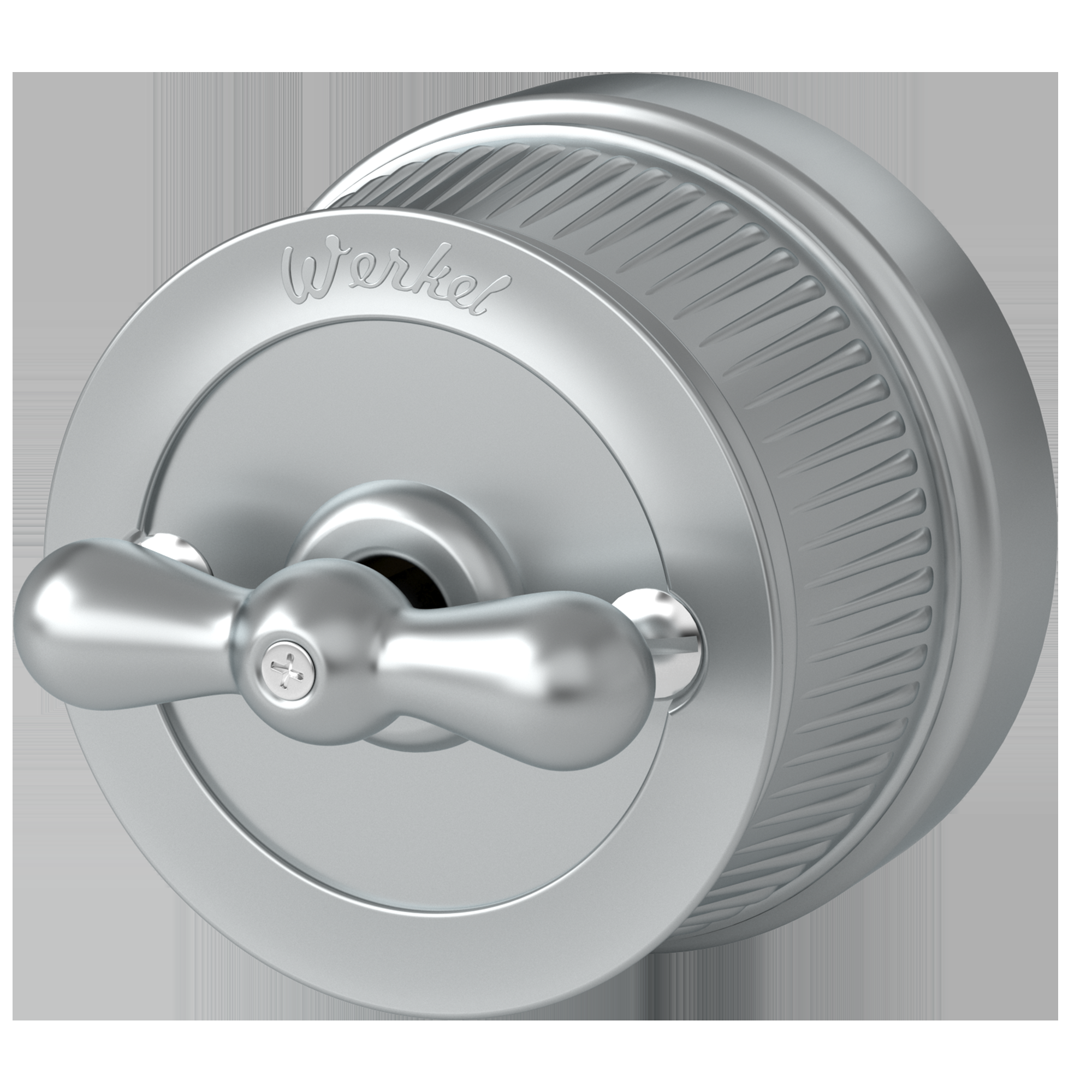 Выключатель на 4 положения двухклавишный матовый хром, ретро Werkel WL19-01-05