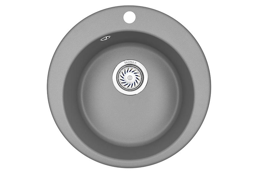 Врезная кухонная мойка Granula 4801 алюминиум