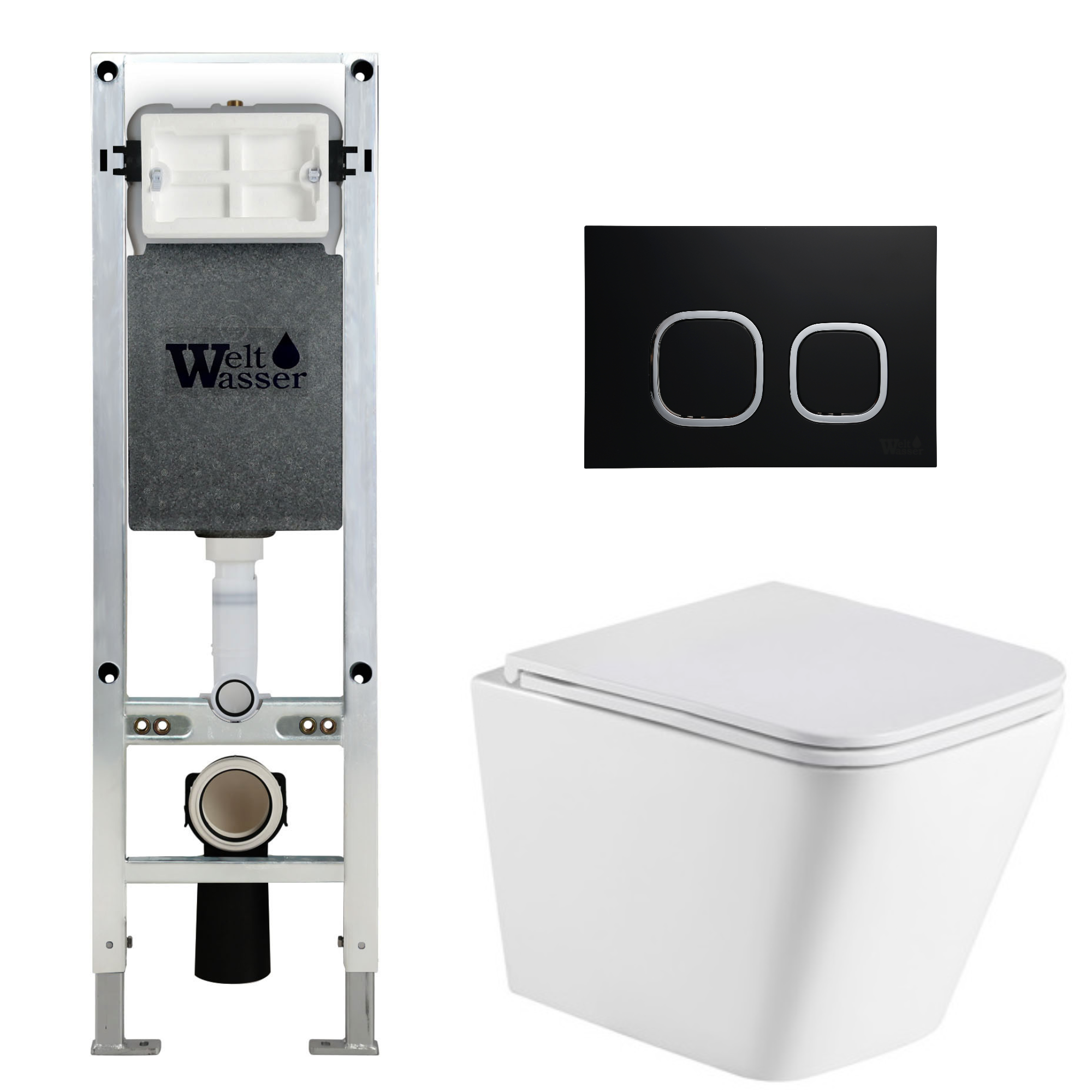 Комплект WeltWasser 10000011846 Gelbach 043 GL-WT + Amberg 350 ST + Amberg RD-BL