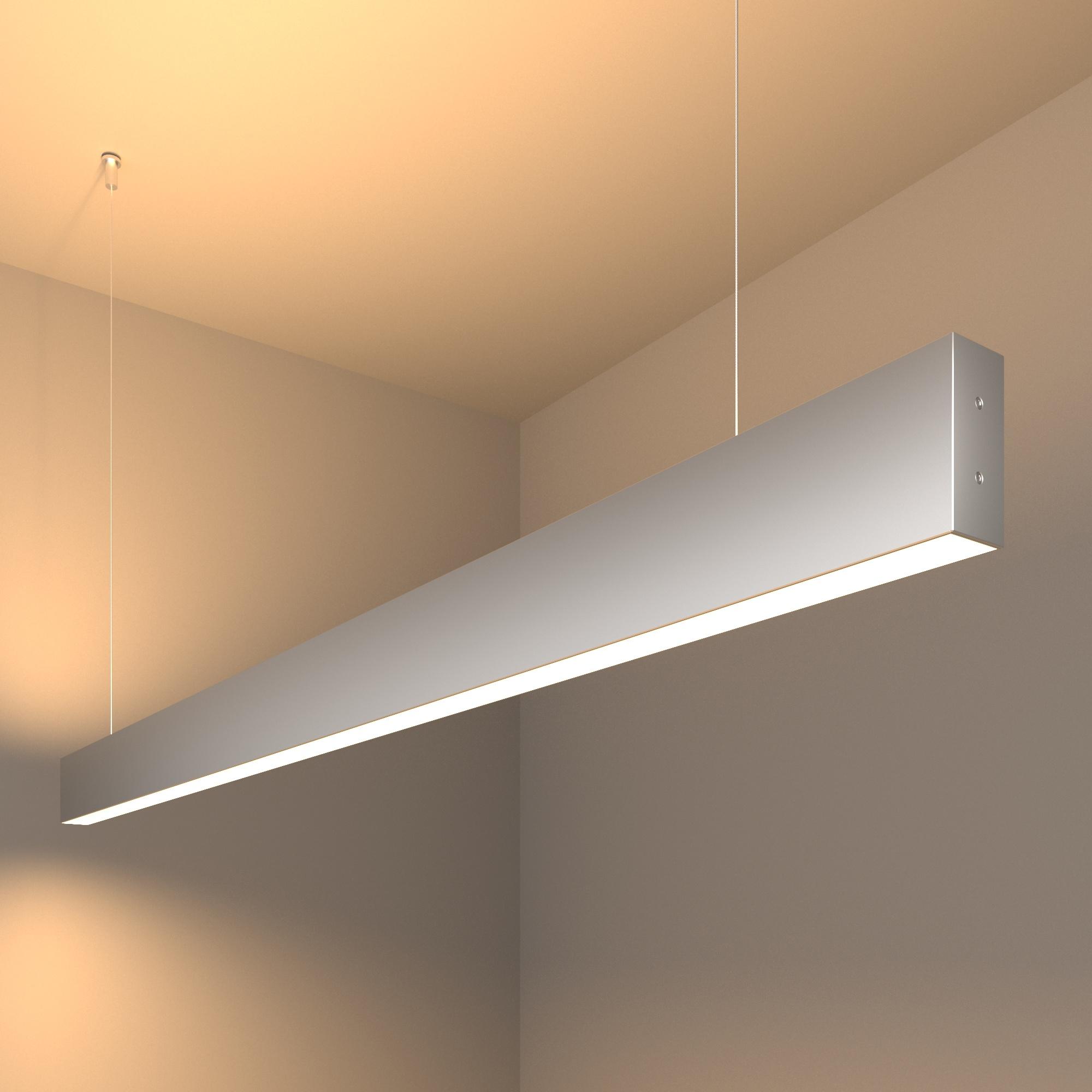 Линейный светодиодный подвесной двусторонний светильник 128см 50Вт 3000К Elektrostandard Pro 101-200