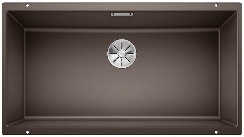 Врезная кухонная мойка Blanco SUBLINE 800-U SILGRANIT PuraDur кофе